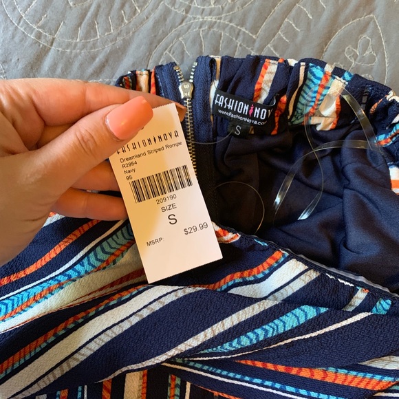 Fashion Nova Strapless Romper - Picture 4 of 6